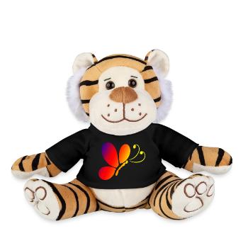 butterfly - Plüschtiger - Schwarz - Vorne