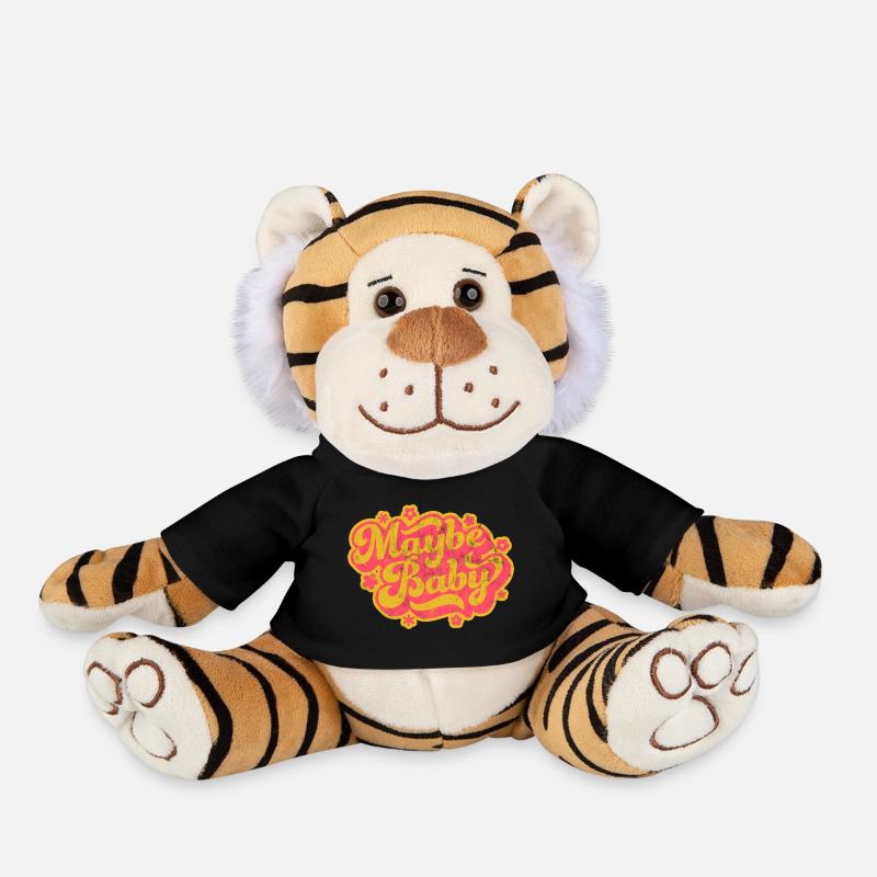 MAYBE BABY 70s STYLE - Plüschtiger - Schwarz