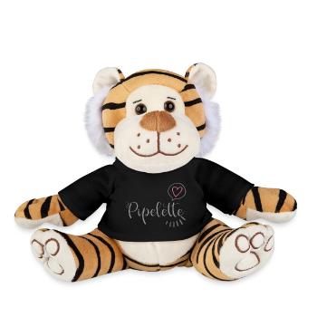 Chic Heart Pipelette - Plush Tiger - black - Front