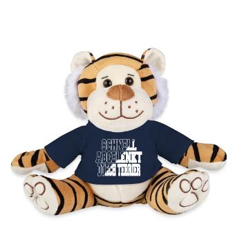 zitat geburtstagsgeschenk hundehalter - Plüschtiger - French Navy - Vorne