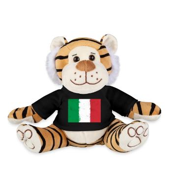 Drapeau de l’Italie - Peluche Tigre - noir - Devant