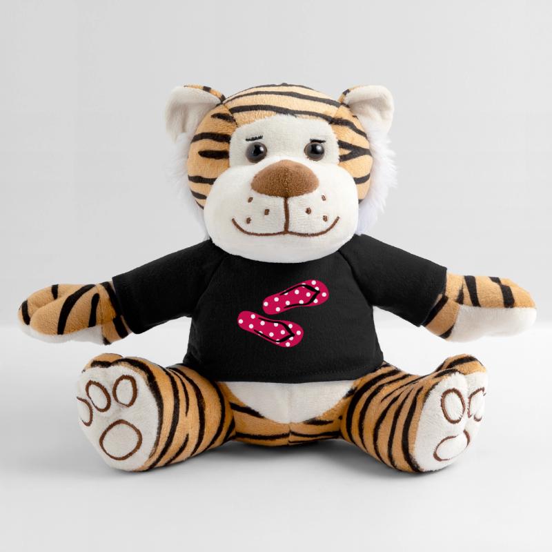 Slippers Toadstool Flip Flops Points Dots Summer Plush Tiger