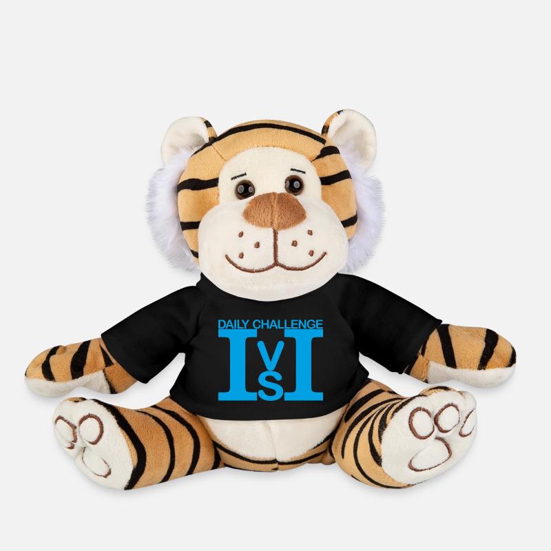 ME vs ME 02 bleu clair - Peluche Tigre - noir