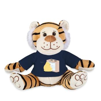 Cuisson des hamsters - Peluche Tigre - bleu marine - Devant