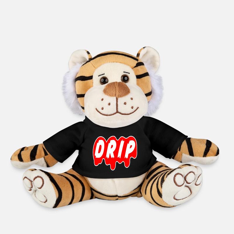 STYLE THAT FLOWS - Plush Tiger - black