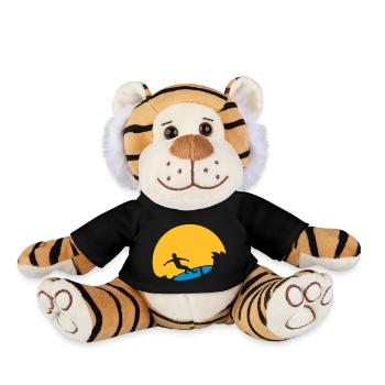 Surfeur Sun Wave - Peluche Tigre - noir - Devant