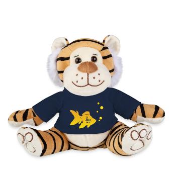 Élément Poisson Or - Peluche Tigre - bleu marine - Devant
