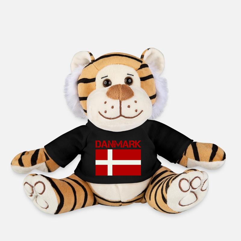 danmark - Plüschtiger - Schwarz