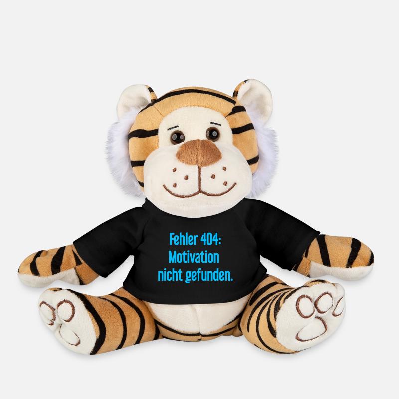 Erreur 404 : Motivation introuvable - Peluche Tigre - noir