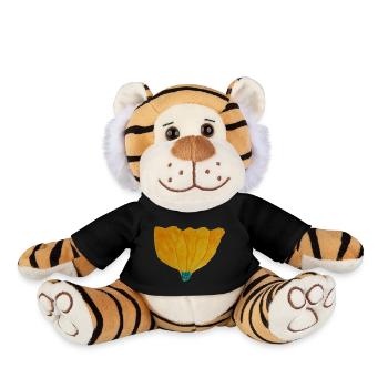 Fleur géante 1 - Peluche Tigre - noir - Devant