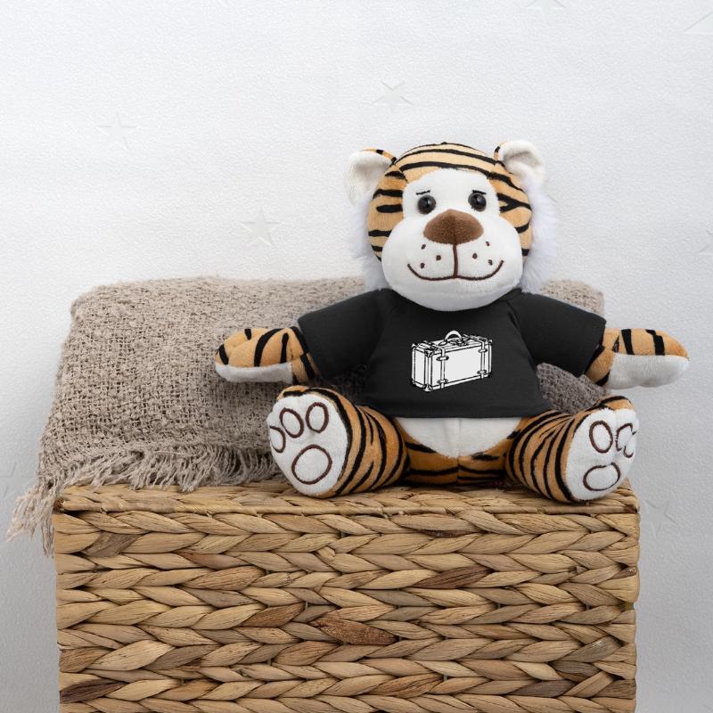 backpack suitcase backpack bag briefcase121 Plush Tiger