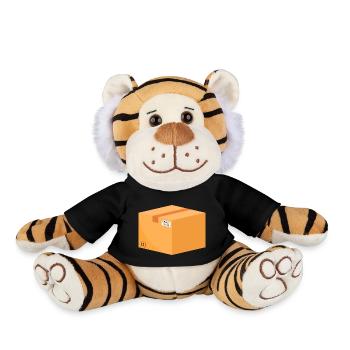 Commande de colis - Peluche Tigre - noir - Devant