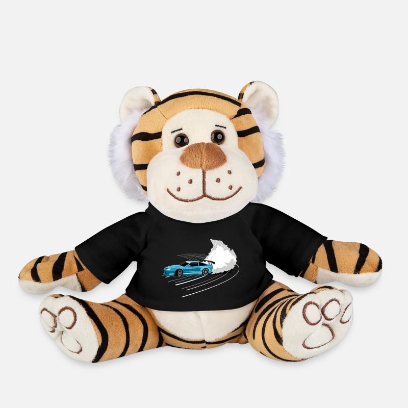 Réglage de course Auto Drift - Peluche Tigre - noir