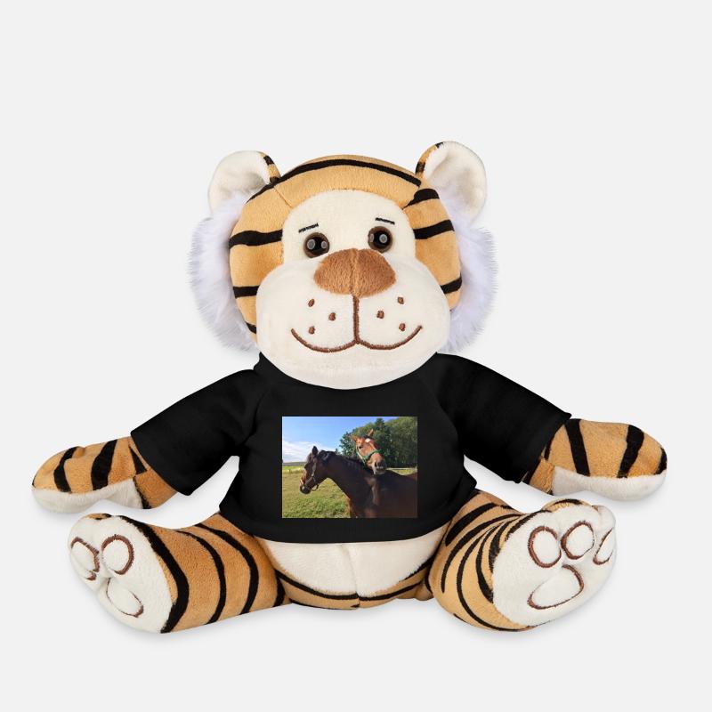 Pferde - Plüschtiger - Schwarz