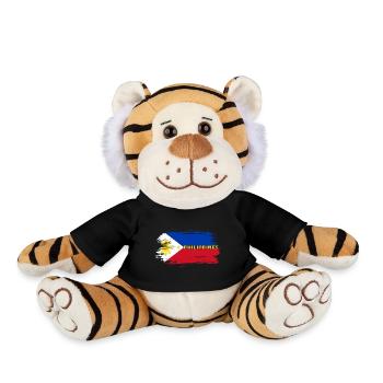 Philippines Flag / Gift Manila Filipino - Plush Tiger - black - Front