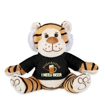 I need beer empty tank - Plush Tiger - black - Front