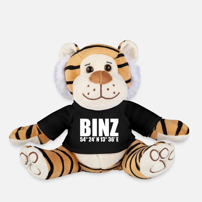 Binz Koordinaten - Plüschtiger - Schwarz