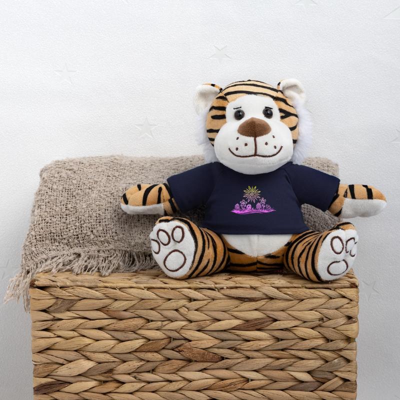 Easter Easter Eggs in the Grass Plush Tiger