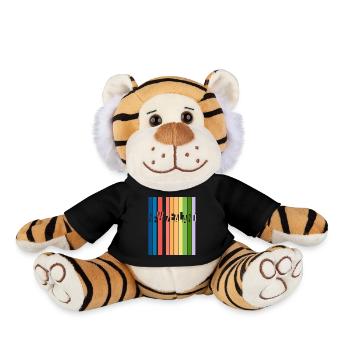 Nouvelle-Zélande - Peluche Tigre - noir - Devant