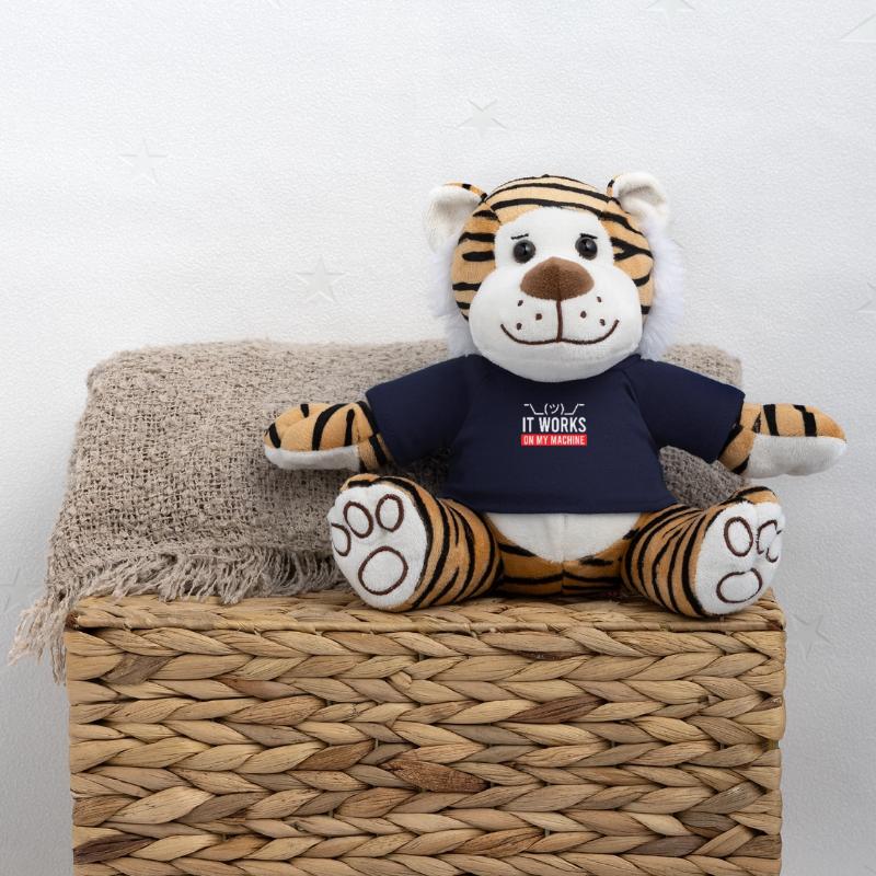 Coder Proverbe Logiciel Testeur Debugging Informatique Peluche Tigre