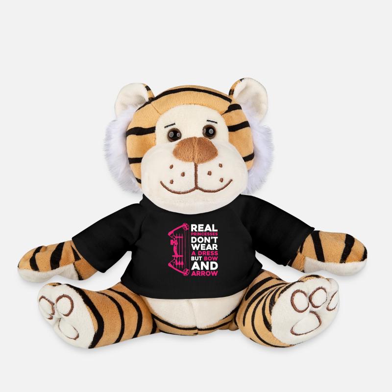 Tir à l’arc Flèche Tir à l’arc Tir à l’arc - Peluche Tigre - noir