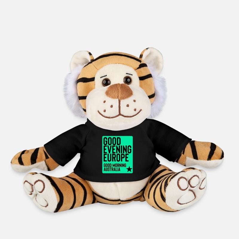 Eurovision - Plush Tiger - black