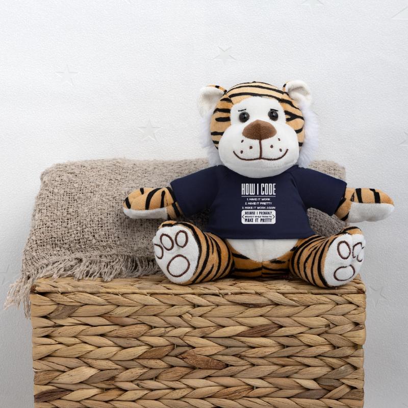 Programmeur, Code, Nerd, Programmation Peluche Tigre