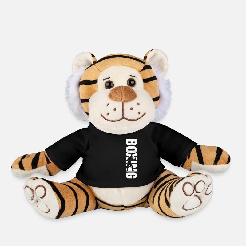 Boxing Vintage Boxing - Plush Tiger - black