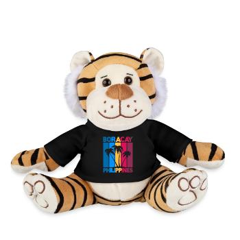Boracay Philippines - Plush Tiger - black - Front