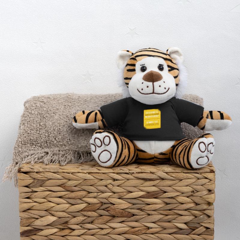 Programmeur Coder Développeur de logiciels Peluche Tigre