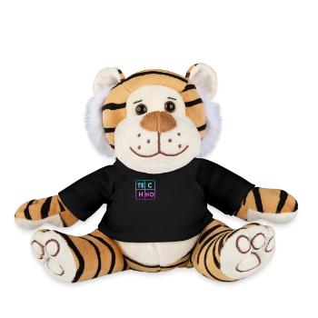 Techno - Peluche Tigre - noir - Devant