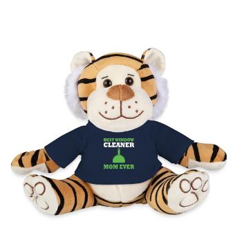 Best Window Cleaner Mom - Plush Tiger - french navy - Front