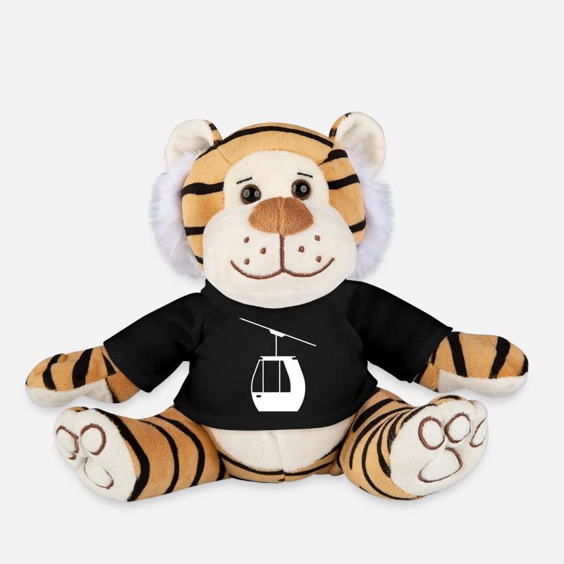 Téléphérique Tramway Téléphérique Télécabine - Peluche Tigre - noir