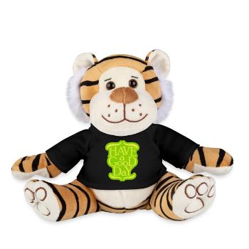 have a good day - Plüschtiger - Schwarz - Vorne