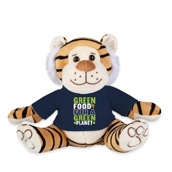 Vegan Vegetarians - Plush Tiger - french navy - Front