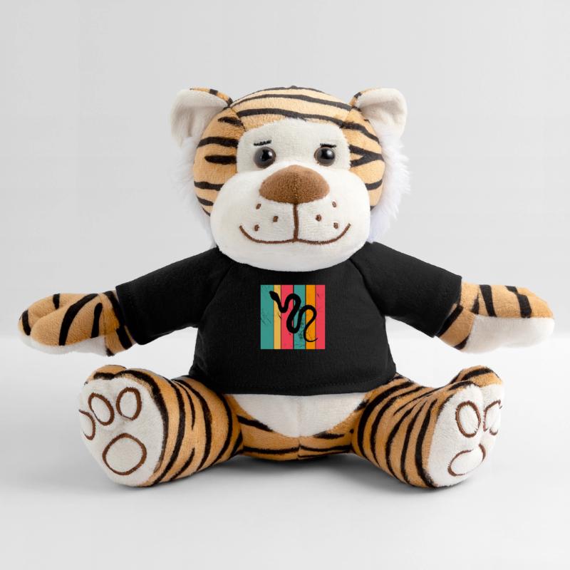 Snake Retro Reptile Python Idée cadeau Peluche Tigre