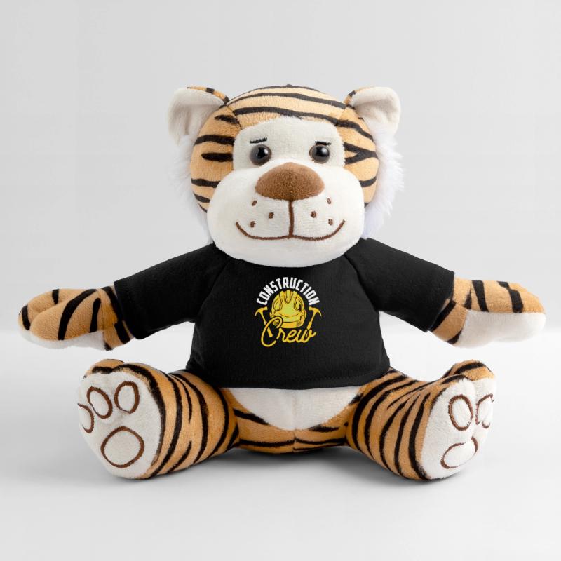 Équipe de construction Ouvrier de construction Équipe de travail d’équipe de chantier de construction Peluche Tigre