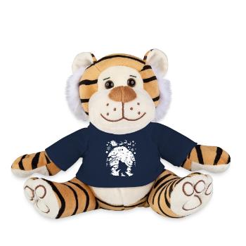 Père Noël Rennes Bigfoot Sasquatch Noël - Peluche Tigre - bleu marine - Devant
