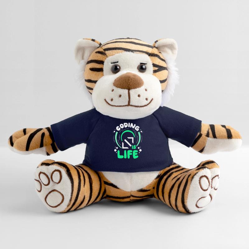 Le codage est un programmeur de codeur de vie Peluche Tigre
