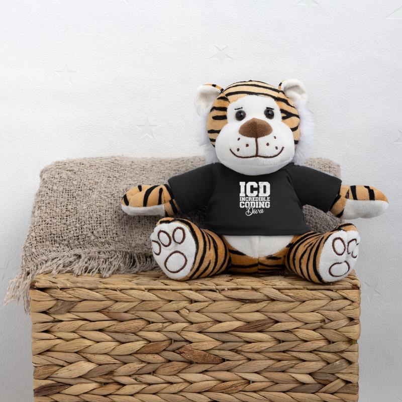 Funny Medical Coder Billing Incredible Coding Diva Plush Tiger