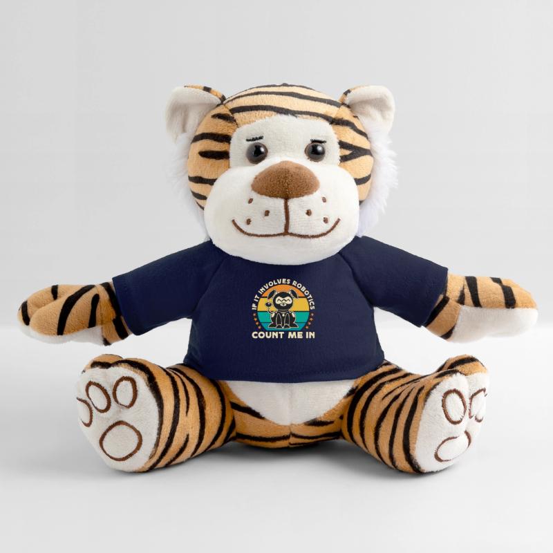 Robotics If It Involves Retro Automation Engineer Plush Tiger