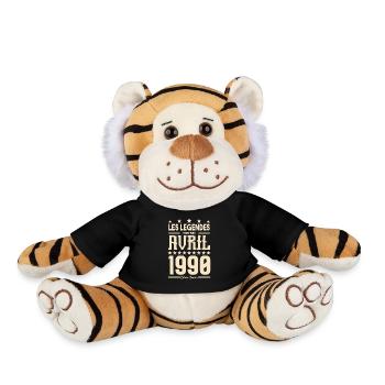 cadeau d'anniversaire Avril 1990 cadeau avril 1990 - Peluche Tigre - noir - Devant