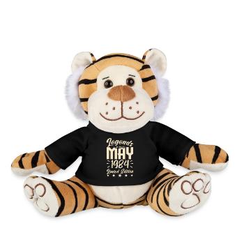 Naissance En mai 1984 Cadeau d'anniversaire 1984. - Peluche Tigre - noir - Devant