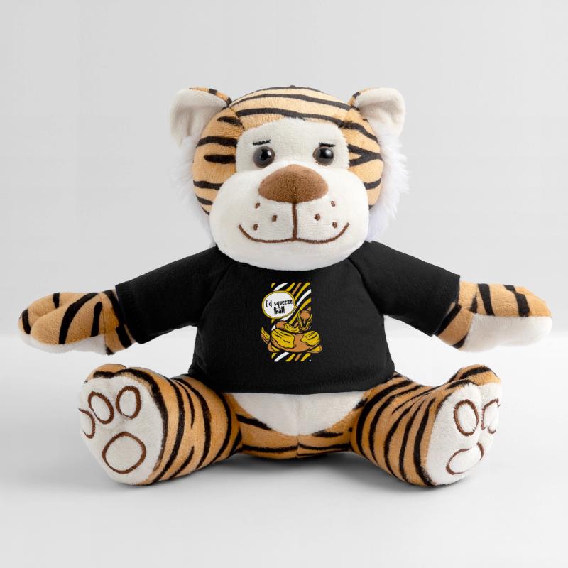 Je serrerais cette boule de banane de serpent python Peluche Tigre