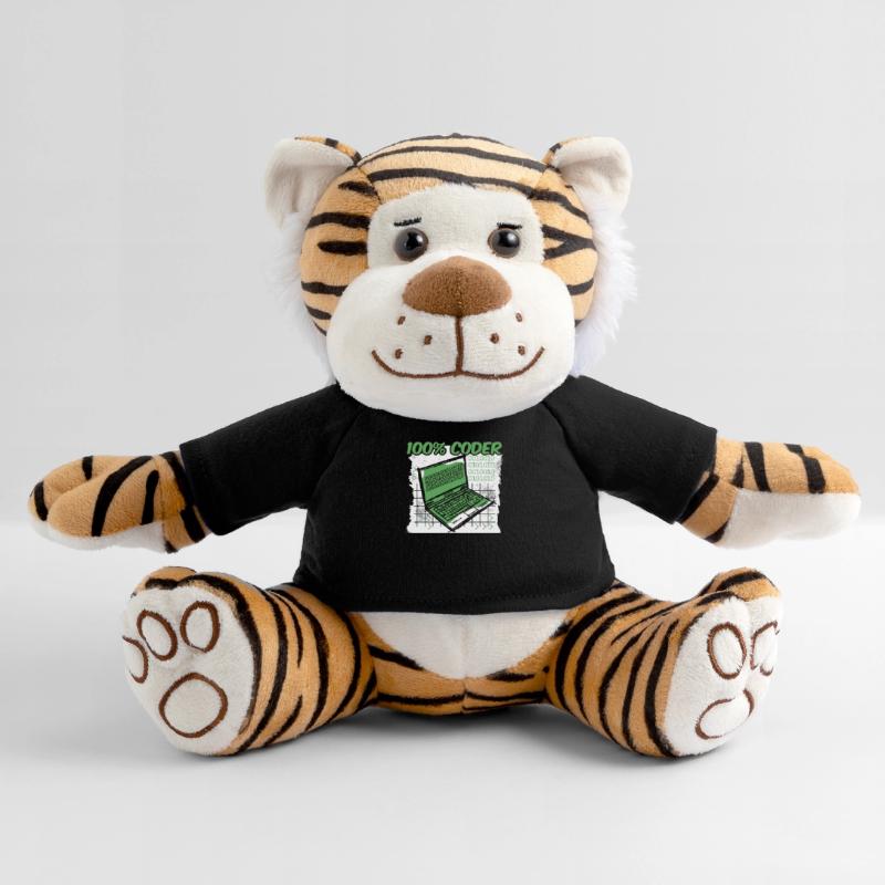 Programmeur Codeur développeur Peluche Tigre