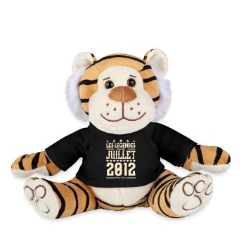 cadeau d'anniversaire Juillet 2012. Cadeau juillet - Peluche Tigre - noir - Devant