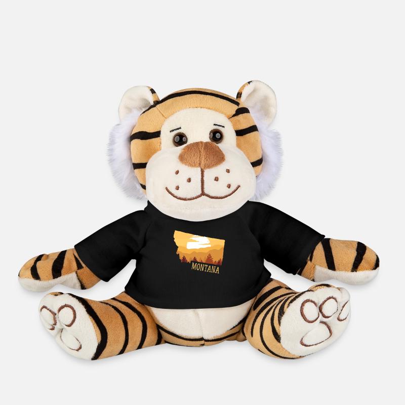 Montana - Plüschtiger - Schwarz