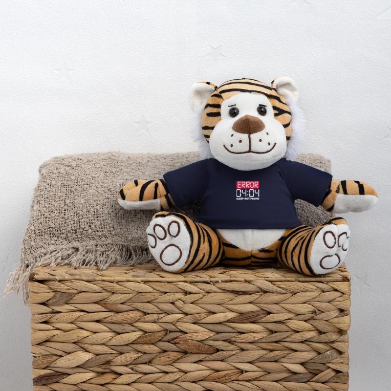 Hacker Coder Computer Hacking Gift Plush Tiger