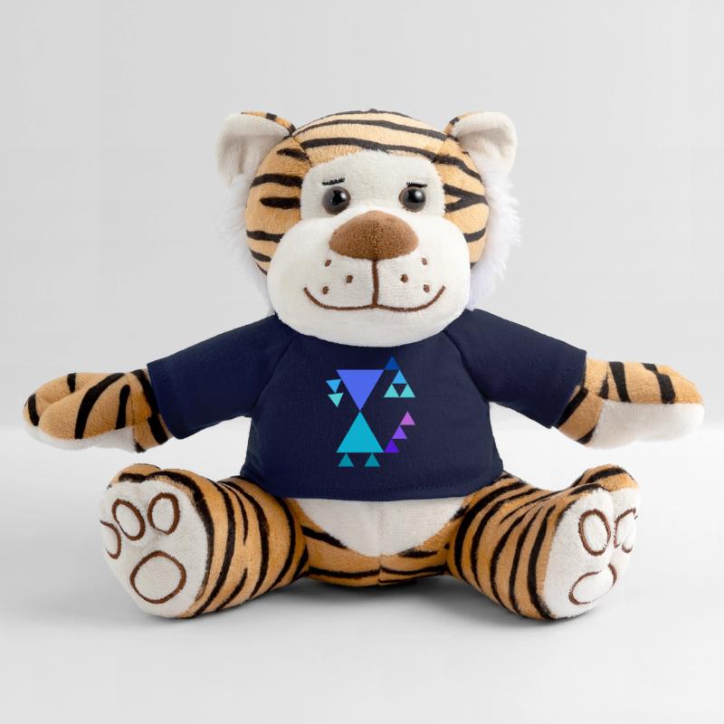 Triangle pattern Plush Tiger