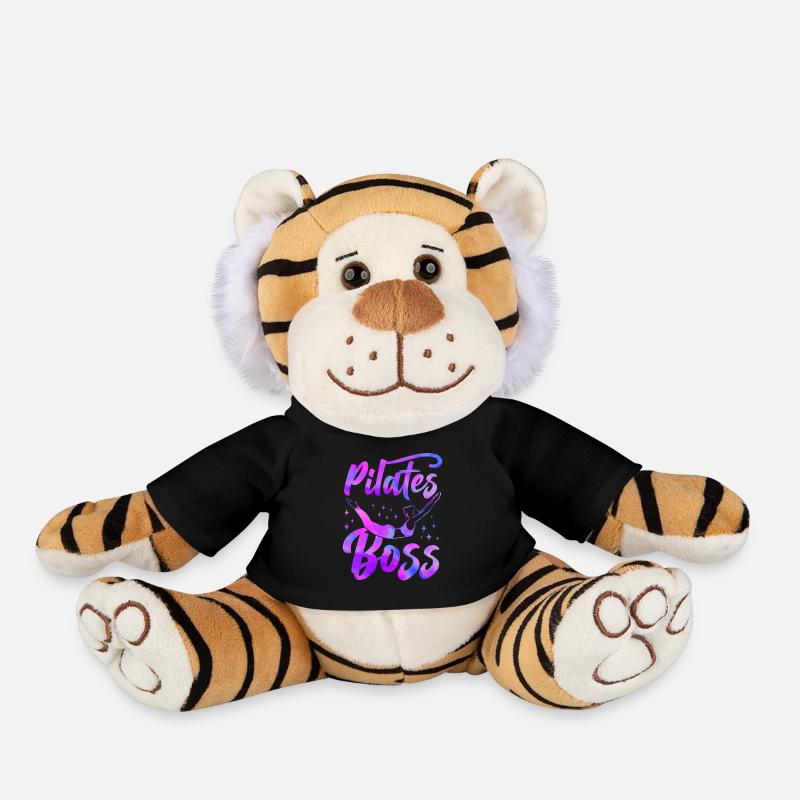Instructeur de Pilates Professeur de Pilates - Peluche Tigre - noir
